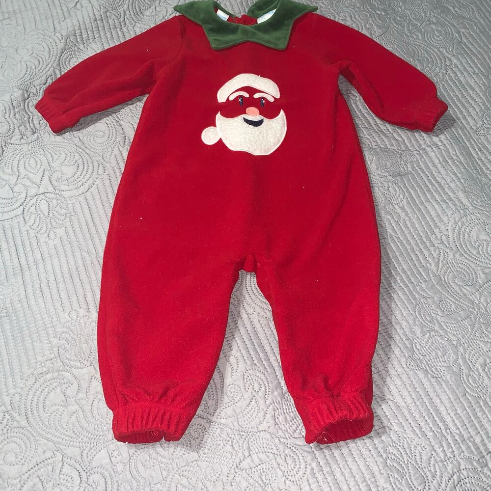All Mine 18M Santa Claus Jumpsuit